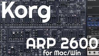 ARP 2600 for Mac/Win by Korg (No Talking)