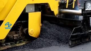 How Asphalt Finisher NIIGATA Working for New Aphalt Layer