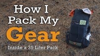 How I Pack My Gear 2020 - 35L Pack (Full Comfort)