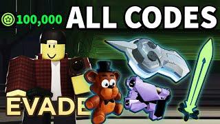 *NEW* WORKING ALL CODES FOR EVADE IN 2024 JUNE! ROBLOX EVADE CODES