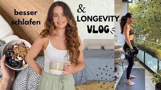 Vlog| Meine Longevity Routinen, besser schlafen& What I eat