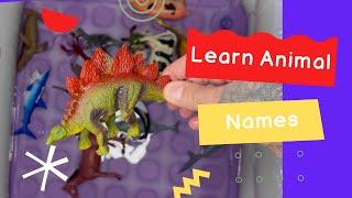 Learn Animal Names for toddlers with The Darling Toy House