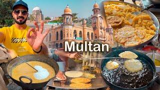 Ultimate Street Food in MULTAN ️ & Tourist Spots | Halwa Pori Androon, Naveed Biryani & Dahi balay