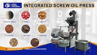 Sesame Oil Processing Equipment|Hazelnut Cashew Nut Apricot Oil Press Machine|Screw Seed Oil Press