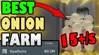 MAKING THE BEST POSSIBLE ONION FARM!! 15+ onion/sec | Roblox Skyblock