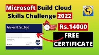 Microsoft Build Cloud Skills Challenge 2022 | Free Microsoft Certification voucher | Course Intern