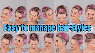 Cute Short Hair Styles | Easy to manage | FULL TIME TUTORIAL | SALIRASA