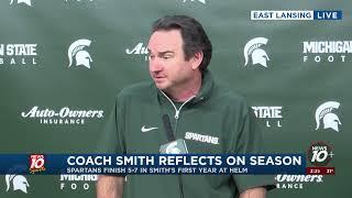 MSU's Jonathan Smith talks first season results, transfer portal