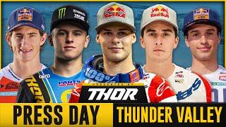 2024 Thunder Valley Motocross | Press Day ft. Lawrence, Sexton, Deegan
