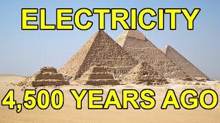 Ancient Egyptian electricity inside the Great Pyramid of Giza