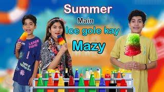 Summer main Ice gole kay Mazy | Funny Comedy Video |MoonVines