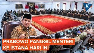 Prabowo Panggil Semua Menteri ke Istana untuk Rapat Kabinet Hari Ini