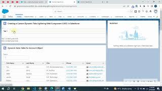 Creating a Custom Dynamic Tabs Lightning Web Component (LWC) in Salesforce