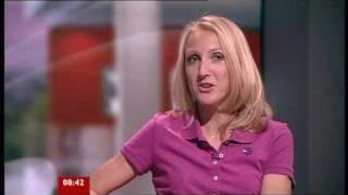 Paula Radcliffe's Marathon tips on BBC Breakfast 15.04.11