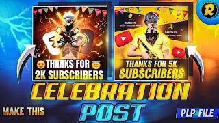 🟡 [PLP] FREE FIRE CELEBRATION POST PLP FILE || COMMUNITY POST PLP FILE 🟡 || #freefire #naviyafx #ff