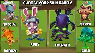 Which Rarity Skin is your Favourite | Zooba