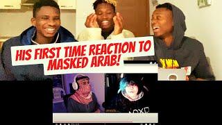 HIS FIRST TIME EVER REACTING TO MASKED ARAB roasts racist people on omegle