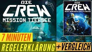 Die Crew Mission Tiefsee - Regeln - Aufbau - Erklärung - Anleitung - Kartenspiel + Vergleich