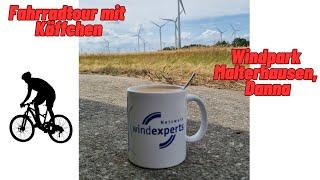 Fahrradtour mit Käffchen️Windpark Malterhausen, Danna, Lindow, Enercon, Vestas Windkraftanlagen