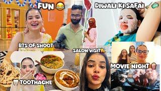 Weekly Recap with Chhavi Part-3 / Fun& Diwali ki Safai / BTS of Shoot & Movie Date &Life Updates