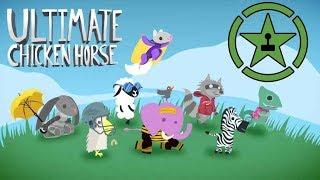 Best Bits of Achievement Hunter | Ultimate Chicken Horse Part 1