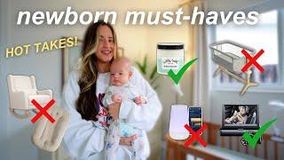 *HOT TAKES*  NEWBORN MUST HAVES as a first time mom (& products you DON'T need!)