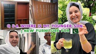 Q &A WHERE IS MY YOUNGER SON | NEW FURNITURE FOR 