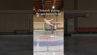 Camel Spin Tip  #figureskatinglife #figureskater #figureskating #iceskating #camelspin #spin