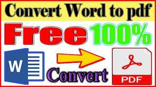 How to word to pdf converter offline