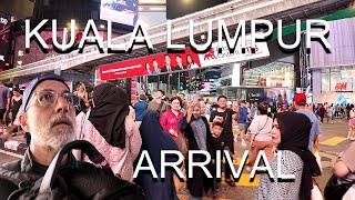 First Time in Kuala Lumpur Malaysia  Airport Rail to City Centre