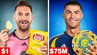 $1 VS $75,000,000 Things Football Players Own