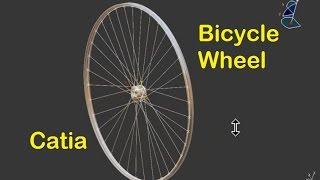 Catia V5 | Video Tutorial for Beginners | Bicycle Wheel Design | Technical MMS