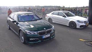 Mercedes-Benz E63 AMG vs Alpina BMW B7 BiTurbo