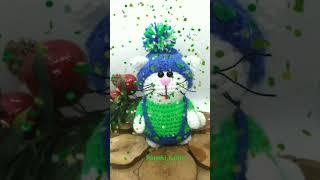 Вязаный кот #вязание #вязаниекрючком #handmade #хобби #кот