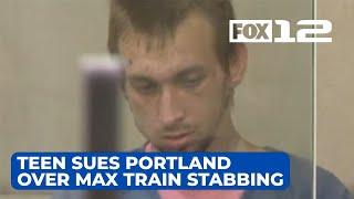 Teen sues Portland, says man who stabbed him on MAX train should have already been in jail