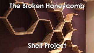 The Broken Hexagon Shelf Project | A Custom Hexagon Shelf Build by BespOak Interiors