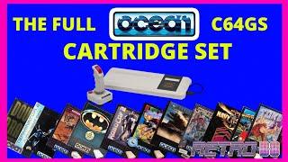 The Commodore 64 C64GS C64 Full Ocean Cartridge Set Top 12