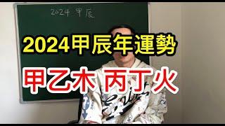 2024年甲辰運勢｜十天干日主  甲乙木 丙丁火 運勢