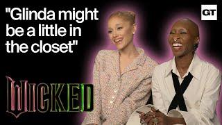 Wicked stars Ariana Grande and Cynthia Erivo on 'Gelphie' and how 'Glinda might be in the closet'