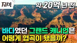 '20억 년'의 시간을 품은 그랜드 캐니언 국립공원! 바다와 늪이었던 땅은 어떤 과정을 통해 거대한 협곡으로 변했을까? 대자연의 신비 #과학 #EBS지식