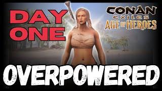 OVERPOWER Your ENEMIES on DAY ONE in Age of Heroes - Conan Exiles