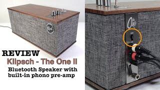 Klipsch The One II REVIEW - Compact bluetooth speaker with a built-in phono pre-amp