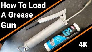 The correct way to use a grease gun - How to load a MANUAL GREASE GUN