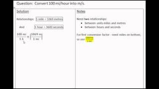 Unit Conversions Example #3 - Compound Units