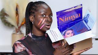 Dark Skin Woman Tries New Nimya By NikkieTutorials Products // OHEMAA