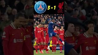 Liverpool vs PSG penalty shootout champions league #shorts #football #psg #liverpool