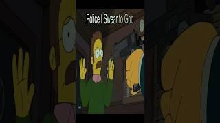 Police I Swear to God - *Ned Flanders Version* #memes #funny #aicover #meme #simpsons