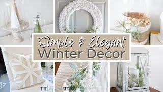 ️WINTER DECOR IDEAS | After Christmas Decorating Ideas | Winter Decor 2022