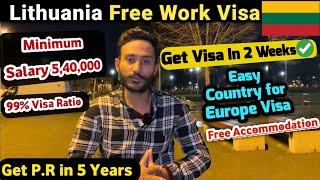 LITHUANIA WORK PERMIT VISA 2023-24 | JOBS IN LITHUANIA | Contact and get Lithuania work visa