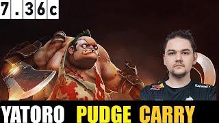 YATORO [PUDGE] CARRY 7.36C - DOTA 2 HIGHEST MMR MATCH#dota2    #dota2gameplay   #yatoro